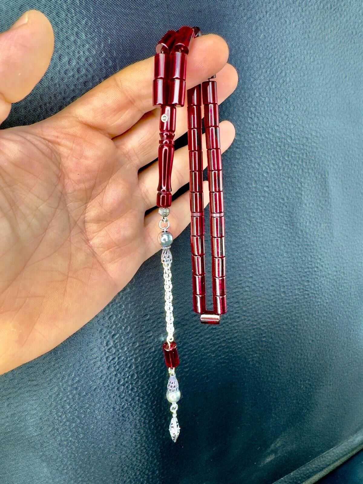 Kazazlı Ateş Kehribar Tesbih