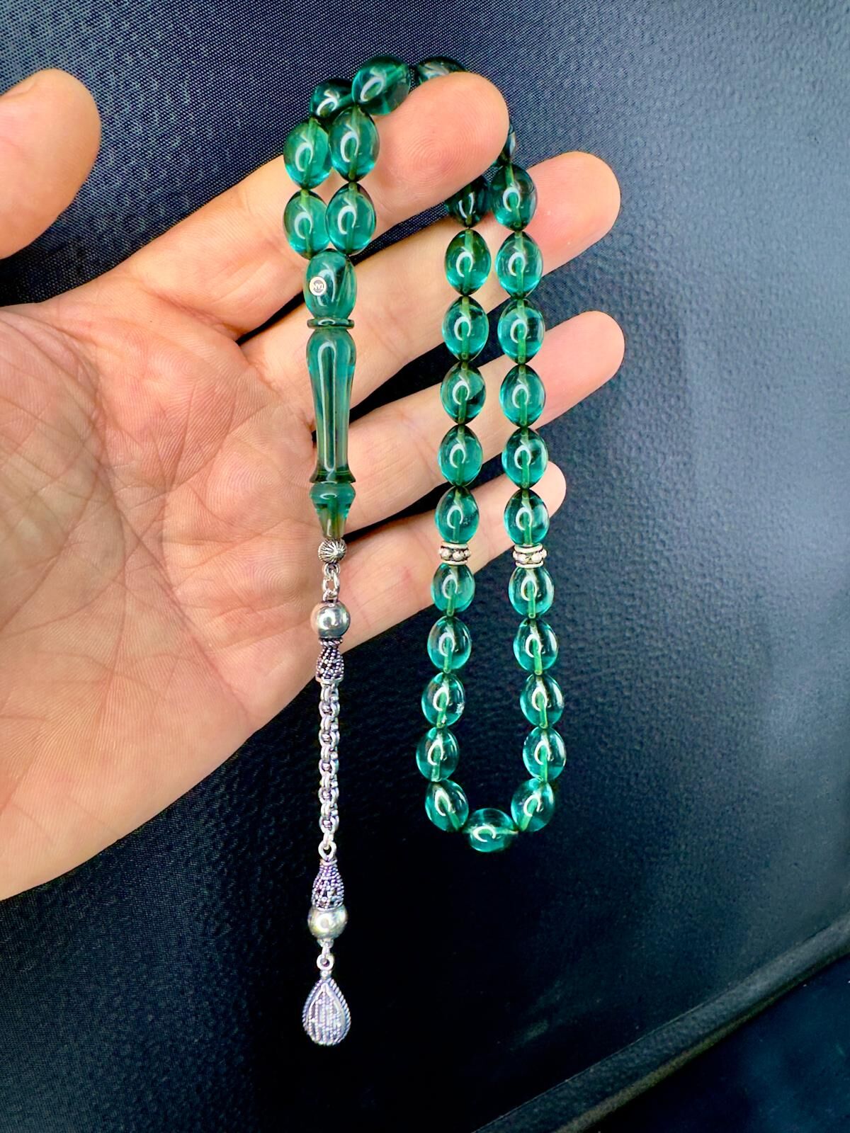 Kazazlı Ateş Kehribar Tesbih