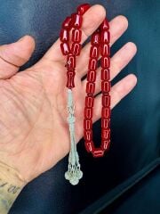 Kazazlı Ateş Kehribar Tesbih