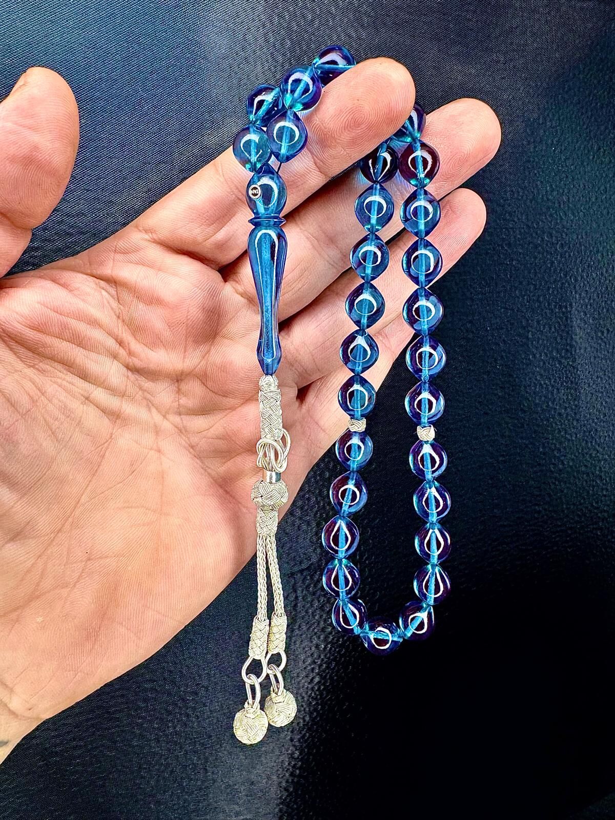 Kazazlı Ateş Kehribar Tesbih