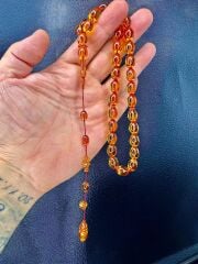 Sistemli Ateş Kehribar Tesbih