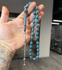 Arizona Firuze İşlemeli Yussuri Tespih