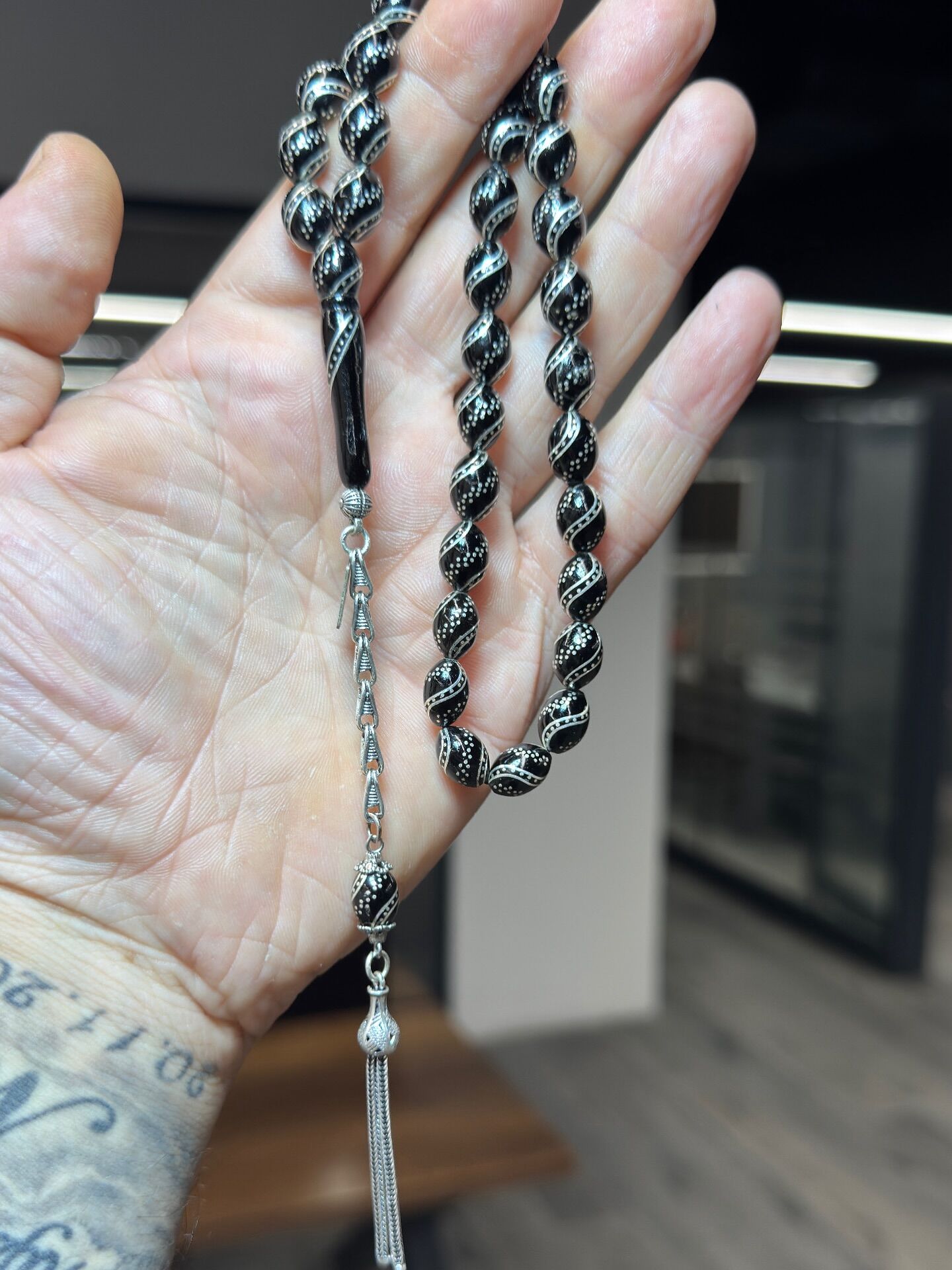 Oltu Taşı Usta İşi Tesbih - Tantesbih Özel Koleksiyon