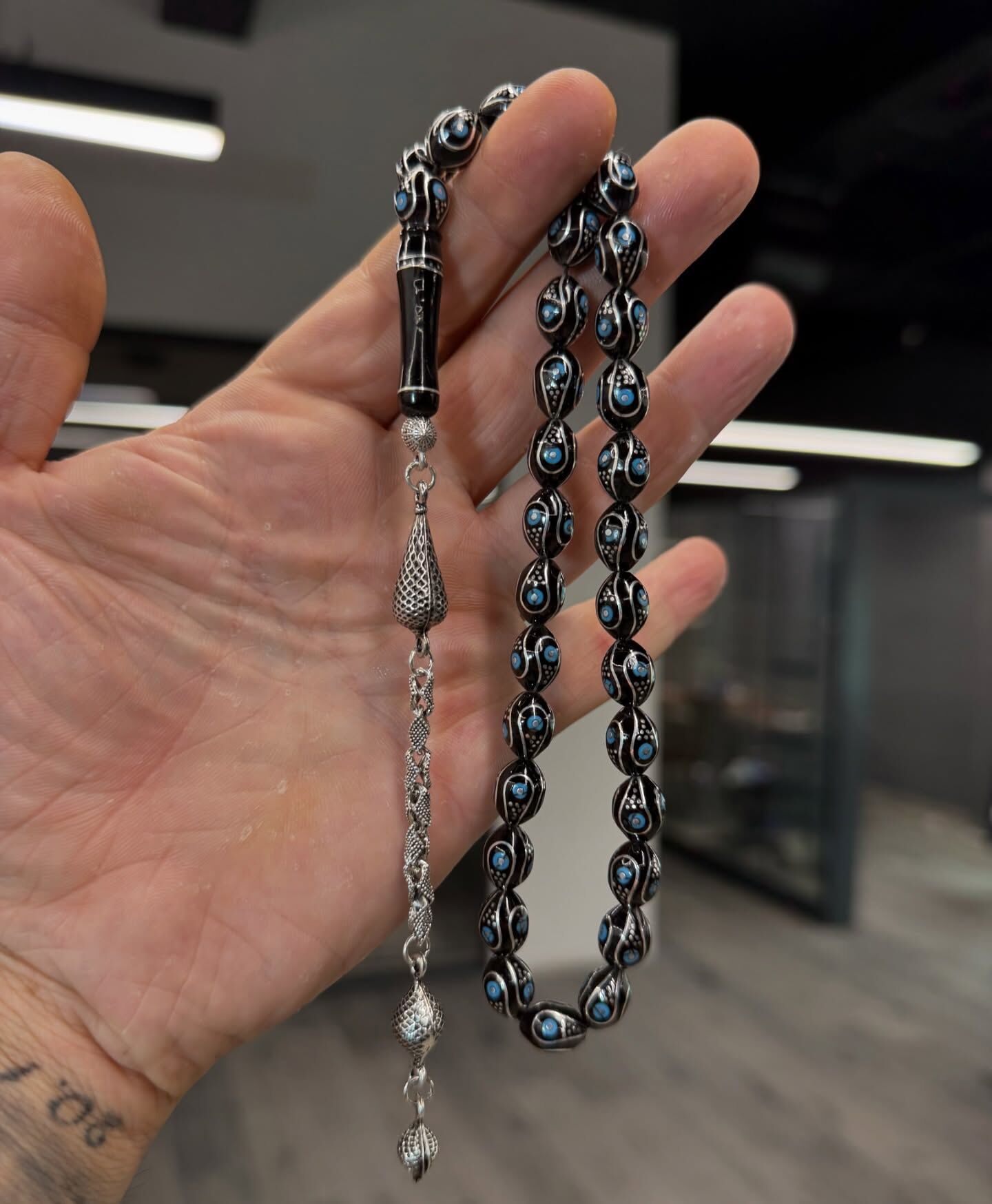 Oltu Taşı Usta İşi Tesbih - Tantesbih Özel Koleksiyon