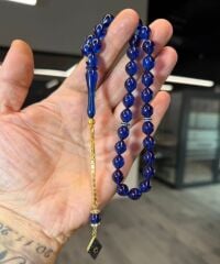 Gümüş Takımlı Usta İşi Kehribar Tespih