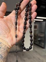 Gümüş İşlemeli Caretta Tesbih - Usta İşi Koleksiyon