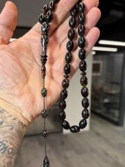 Gümüş İşlemeli Caretta Tesbih - Tantesbih