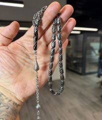 Çeşni Bülbül Oltu Taşı Tesbih - Özel İşçilik