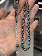 Çeşni Bülbül Oltu Taşı Tesbih - Usta İşi