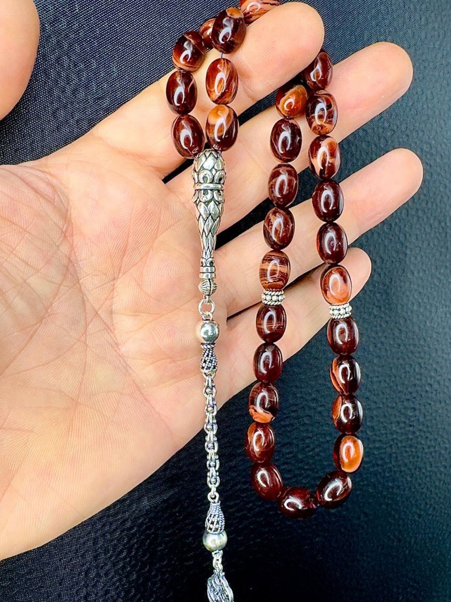 Gümüş Takım Katalin Tesbih - Usta İşçilik