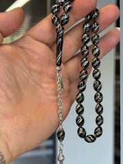 Çeşni Bülbül Oltu Taşı Tesbih - Özel İşçilik