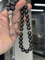 Karpuz Dilimli Oltu Tesbih - Özel İşçilik