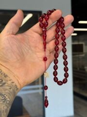 Sistemli Karekodlu Usta İşçilikli Kehribar Tespih