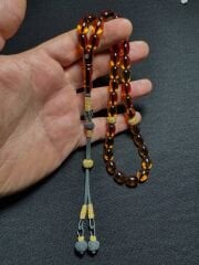 Özel Usta İşçilikli Kehribar Tespih