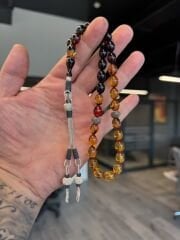 Özel Usta İşçilikli Kehribar Tespih