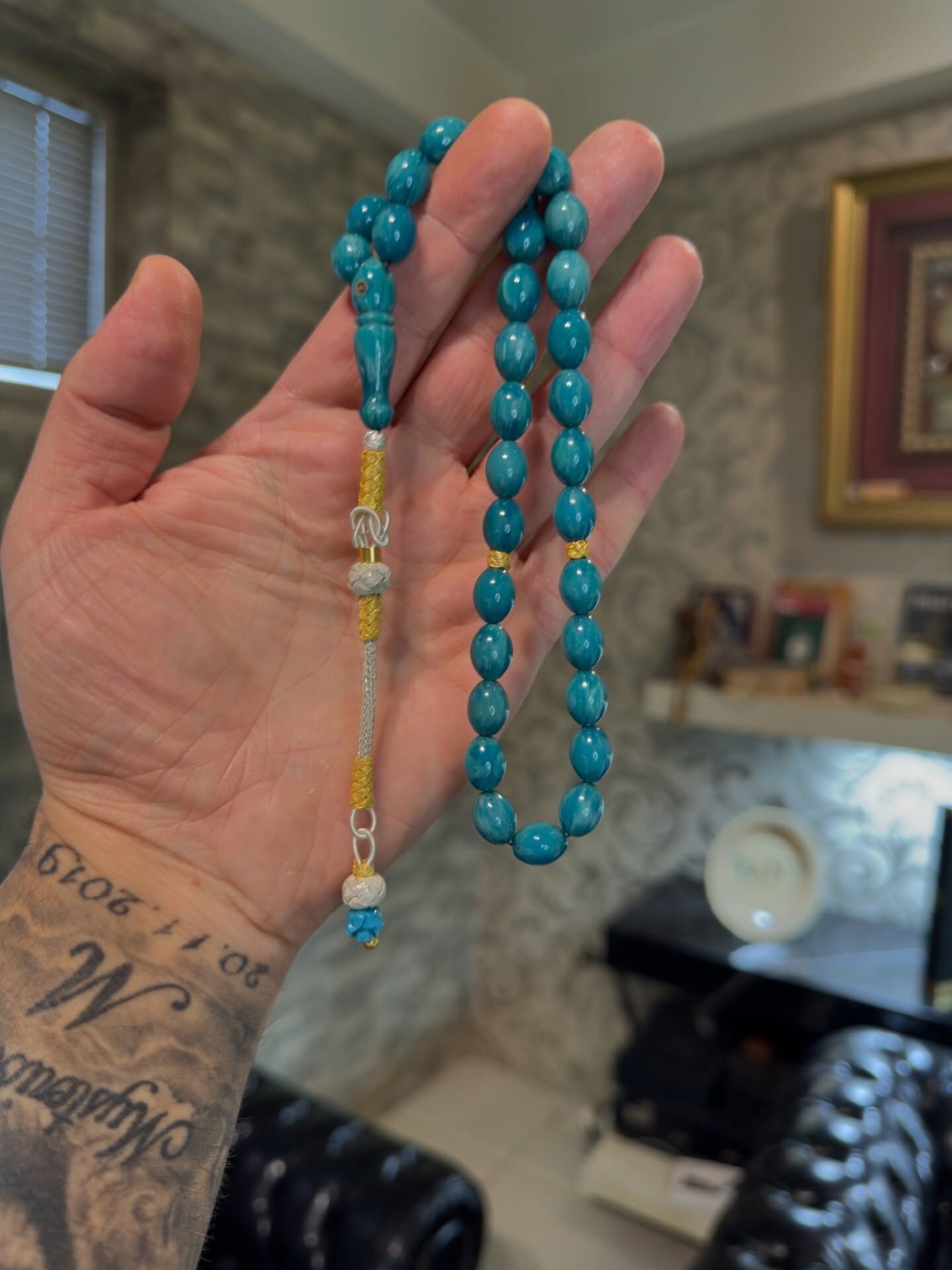 Karekodlu Özel Usta İşçilikli Katalin Tespih