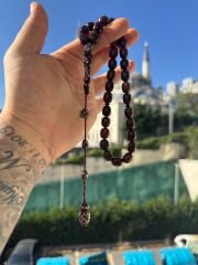 Usta İşçilikli Kuka Gümüş Kakma Tespih