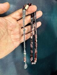 Özel Usta İşçilikli Kesme Model Kehribar Tespih