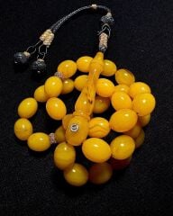 Özel Usta İşçilikli Kehribar Tespih