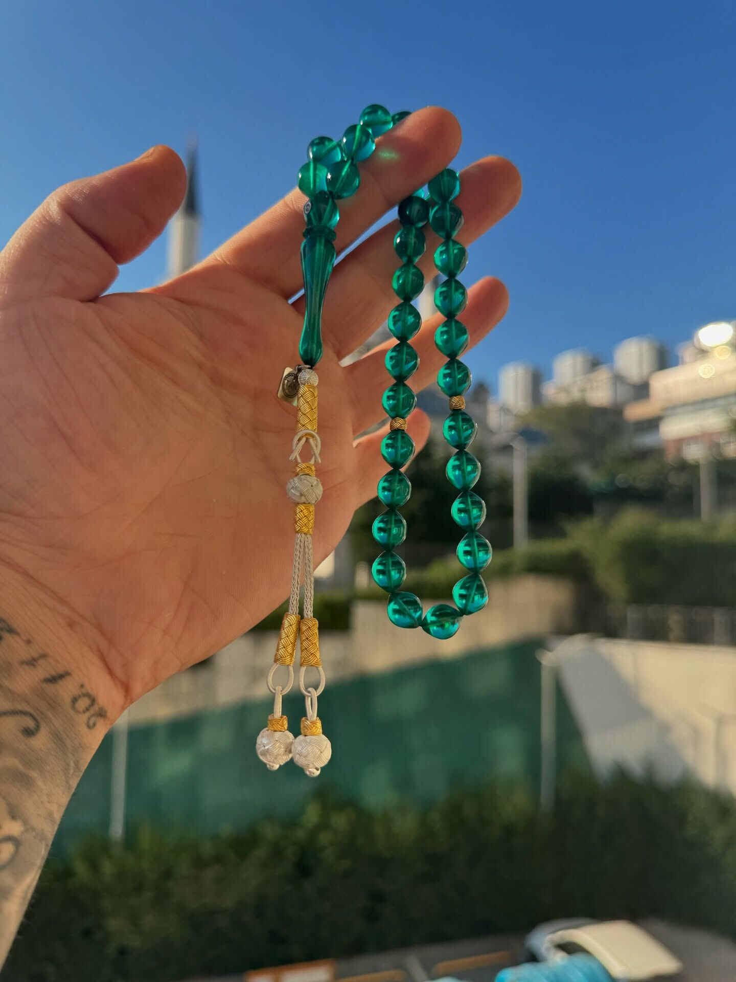 Özel Usta İşçilikli Kehribar Tespih