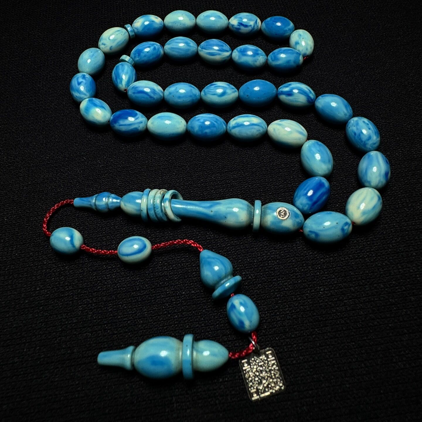 Karekodlu Özel Usta İşçilikli Sistemli Katalin Tespih