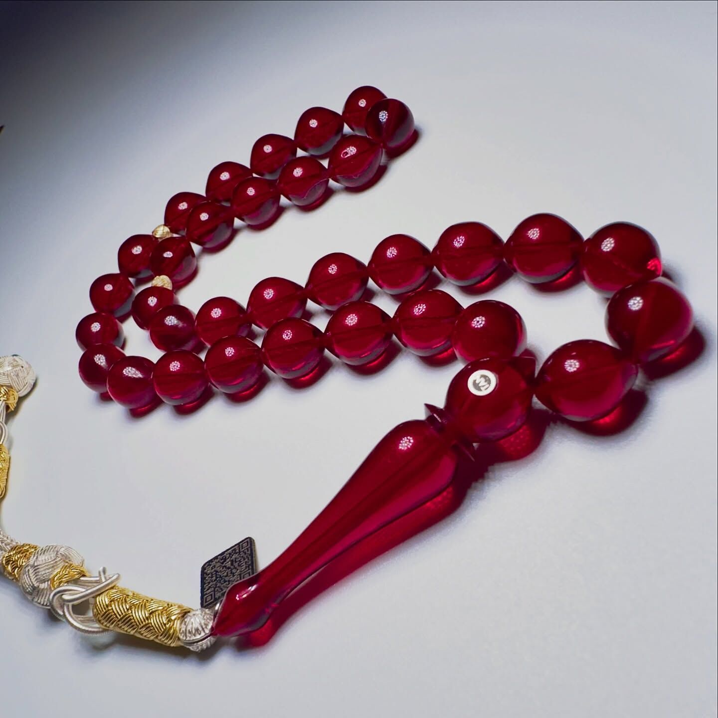 Özel Usta İşçilikli Kehribar Tespih