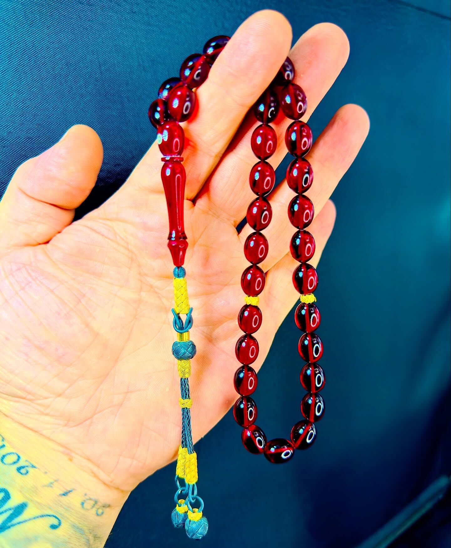 Özel Usta İşçilikli Kehribar Tespih