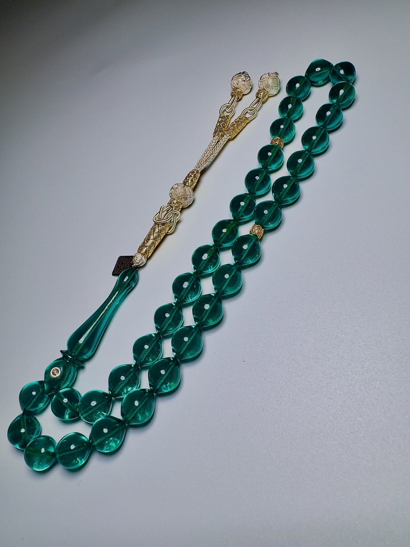 Karekodlu Özel Usta İşçilikli Kehribar Tespih