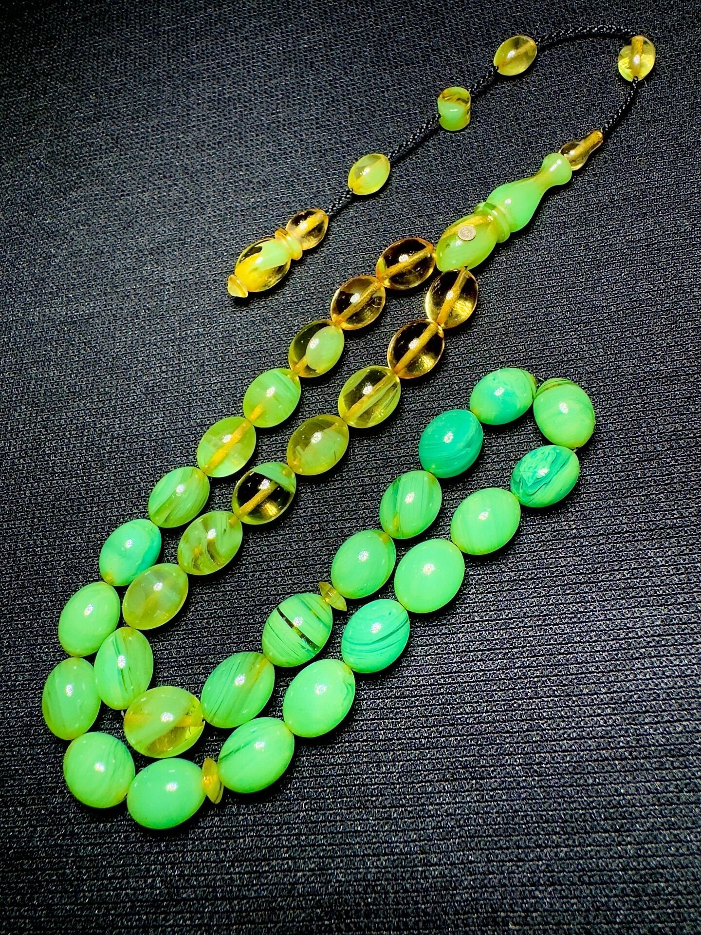 Özel Usta İşçilikli Kehribar Tespih