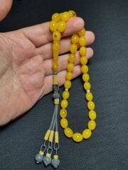 Özel Usta İşçilikli Kehribar Tespih