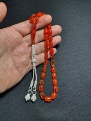 Özel Usta İşçilikli Kehribar Tespih