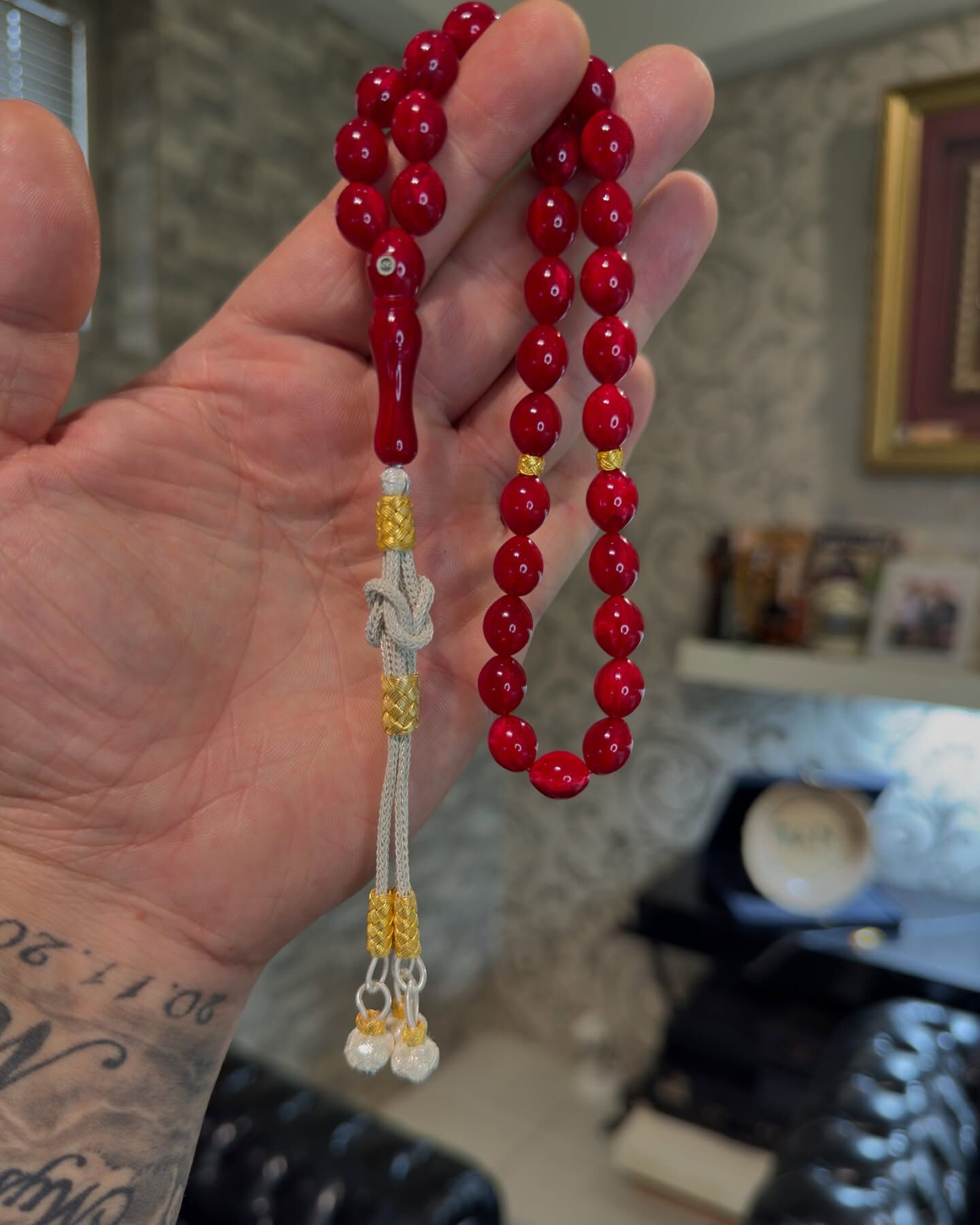 1000 Ayar Gümüş Kazazzlı Katalin Tesbih