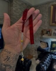 Trabzon Kazaz Takımlı Ateş Kehribar Tesbih